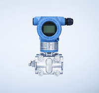 Transmetteur de niveau de liquide capacitif à simple ou double bride haute précision, 4-20 mA, portée 0-100 m, capteur antidéflagrant avec écran LCD