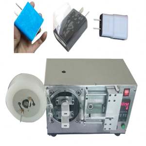 Machine de collage automatique pour transformateurs, bobines de moteurs, chargeurs, câbles de données, machine d'emballage de films protecteurs USB - Product Image 2