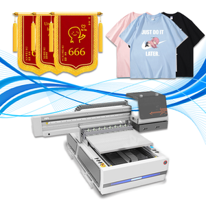 A1 UV dtf máy in 6090 cấu hình cao Máy tính bảng DTG máy in biểu ngữ T-Shirt dệt máy in phun chất lượng cao độ nét cao - Product Image 1