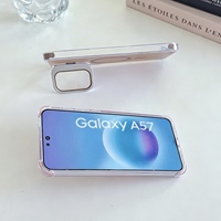 Étui portable antichoc magnétique avec béquille et protection d'objectif en verre pour Samsung Galaxy A57 A27 A17 A56 A36 A26 compatible avec la recharge sans fil
