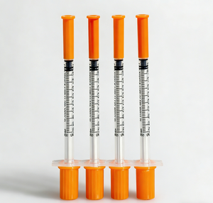 Seringues à <span class=keywords><strong>insuline</strong></span> stériles jetables individuelles de 1 ml, 0,5 ml, 0,3 ml, 31G, 8 mm avec aiguilles de sécurité pour usage humain – Vente directe usine - Product Image 5