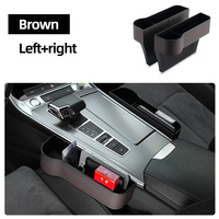 Organisateur de siège de voiture personnalisé, accessoires pour console automobile, boîte de rangement, organisateur latéral de siège avec porte-gobelet