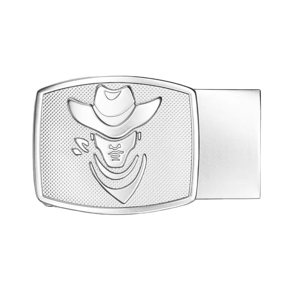 Fibbia in metallo personalizzata cintura Logo metallo ottone Guatemala fibbie per cinture produttori fibbia per cintura da Cowboy vuota