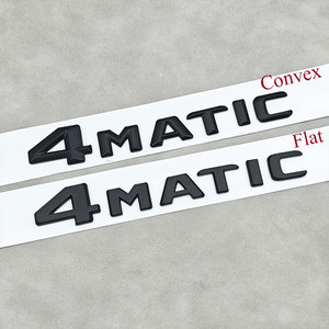 Emblema 3D ABS con Letras 4 Matic para la Parte Trasera del Maletero del Coche, para <span class=keywords><strong>Mercedes</strong></span> Benz Clase A, B, C, E, S, GLA, GLB, GLC, GLE, Accesorios - Product Image 4