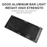 OCOCOO 240L-8 Refroidisseur de liquide en aluminium à 8 broches pour équipement de beauté et boîtiers PC Kit de refroidissement de liquide de radiateur