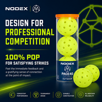 Balle de pickleball conforme USAPA - 40 trous, moulage par injection/rotation |   Commande en gros |   Faible MOQ et production rapide