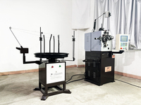 Machine à fabriquer des ressorts de 0,05 à 1 mm à 2 axes pour ressorts de stylos à bille, machine à bobiner les ressorts CNC, engrenage de roulement de moteur