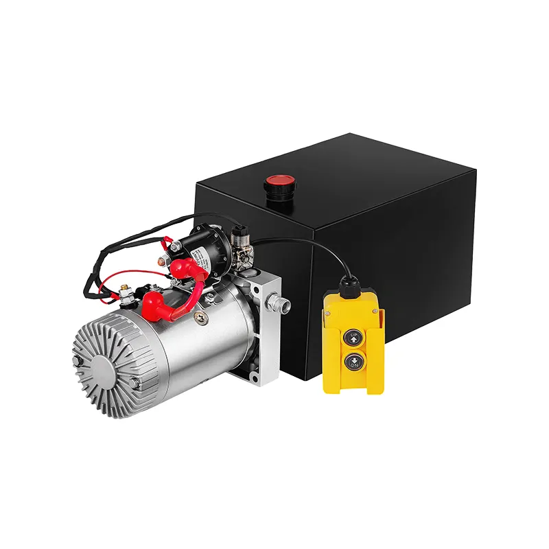 Hydraulic Pumps With Hand Pump 12v 24v Electric Mini Hydraulic Power Pack Unit Hydraulic Power Pack Unit For Dump Trailer