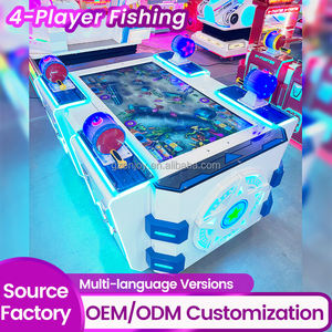 <span class=keywords><strong>เครื่อง</strong></span>เล่นเกมสี่ผู้เล่น อุปกรณ์ความบันเทิงสำหรับเด็ก เกมตกปลา โต๊ะเกมอาร์เคด ขาย - Product Image 2