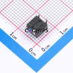 TS-1095PD-A3B2-D2 Tactile Switch Through hole-4P,6x6mm Switch Single Pole Single Throw Round Button 1.8N Through Hole - Product Image 2