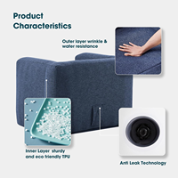 Canapé gonflable souple en PVC écologique, ergonomique et confortable, au design moderne, pour usage résidentiel – Fournisseur d'usine