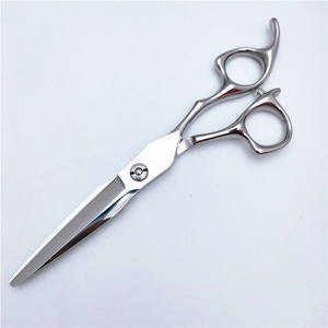 Ciseaux de coiffure professionnels 62 mm, ciseaux à effiler pour droitiers, usage en salon de beauté, longueur de lame personnalisable CF54 - Product Image 1