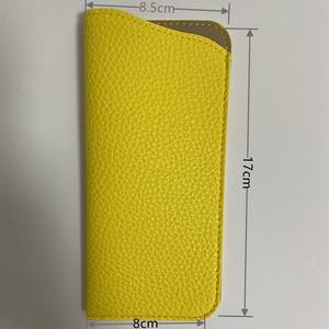 แว่นกันแดดหนังเทียมแบบพกพาที่มีสไตล์ที่ทนทานถุงเก็บแว่นตากำหนดโลโก้ได้เองของขวัญธุรกิจส่งเสริมการขาย6สี - Product Image 6