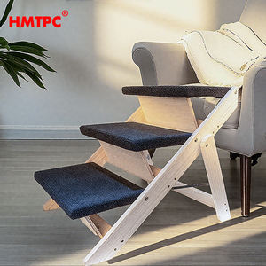 Große Haustier träger & Reise produkt Einfach zu bedienende hölzerne Haustier leiter - Product Image 5