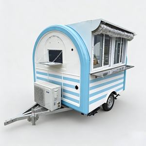 Carrito de Comida Móvil, Restaurante, Carrito de Hot Dogs, Asador de Pollo, Remolque de Comida Totalmente Equipado, Camión de Tacos y Pizza - Product Image 1