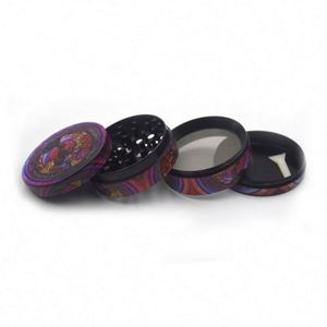 Smoking Accessories Metal Zinc Alloy Smoking Grinder Magnetic UV Engraving Custom Logo <b>Herb</b> Grinder - Product Image 5