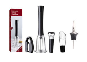 <span class=keywords><strong>Tire</strong></span>-<span class=keywords><strong>bouchon</strong></span> et ouvre-bouteille à pression d'air de poche de style moderne avec pompes à liège - Product Image 6