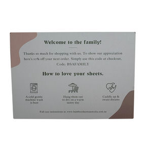 Thank You for Your Purchase <strong>Small</strong> <strong>Order</strong> Business Card <strong>Printing</strong> Package Inserts with Free Custom Design Paper Cards - Product Image 1