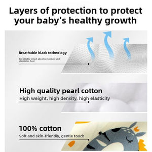 Casco de Protección Anticaídas para Bebés de Verano |   Ajustable y Transpirable |   Algodón Suave Lavable |   Aprendizaje de Caminata para Niños Pequeños - Product Image 6