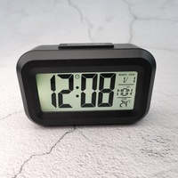 Jam Elektronik Mini Baru Jam Alarm Kecil Lucu Sederhana untuk Anak-anak Jam Meja Warna Permen Ringan Portabel