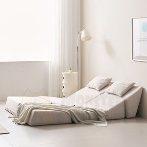 Canapé compressé Isla, canapé confortable en mousse, scellé sous vide pour un transport facile, sans assemblage, tissu imperméable, adapté aux animaux domestiques, avec housse amovible - Product Image 6