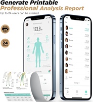 Nouvelle Balance Intelligente Numérique WiFi pour Poids Corporel, Pèse-Personne Complet pour la Maison, Hôpital et Médecin, avec Indice de Masse Corporelle et Fonctionnalités de Fitness