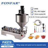 Machine de remplissage de bouteilles semi-automatique pour huiles de shampoing Liquides visqueux avec chauffage pour l'emballage de sacs de pâtes à sauce au sucre et au chocolat