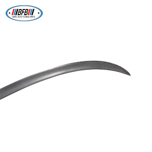 Aileron arrière en fibre de carbone style M3 pour <span class=keywords><strong>BMW</strong></span> E90 2005-2012, becquet de coffre unique, aileron décoratif de toit pour pare-chocs arrière Série 3 - Product Image 4