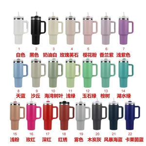 Tùy chỉnh 40 oz cốc thép không gỉ hot USA phong cách nhiệt cách nhiệt xe sử dụng bao gồm đầy đủ nằm mô hình in ấn chân không Nước - Product Image 3