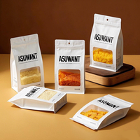 Emballage alimentaire imprimé de logo personnalisé, fruits secs, collation, Doypack, feuille d'aluminium, sac en Mylar pochette debout en plastique anti-odeur avec zip-lock