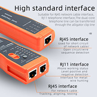 Probador de Diagnóstico XQ-350, Rastreador de Cables, Localizador de Líneas Telefónicas, Buscador de Redes BNC, Trazador de Cables USB RJ11 RJ45