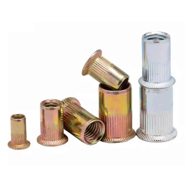 Pull Rivet Nut with Flat Head, Vertical Pattern, Small Sinking Head ...