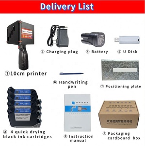 طابعة نافثة للحبر محمولة يدوياً من من من من من من من من من من من من من من اينفث الحبر ، طابعة نافثة للحبر محمولة باليد وتاريخ انتهاء الصلاحية أو آلات الترميز ، طابعة نافثة للحبر - Product Image 2