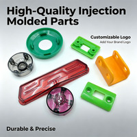 Piezas de inyección de ABS PP a medida diseñadas para cubiertas de volante, inserciones de copas, protectores de bordes de puerta y clips de maletero