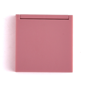 ABS Custom Logo Pocket <b>Compact</b> <b>Mirror</b> Dual Side Cosmetic Pink Square Pocket <b>Compact</b> <b>Mirror</b> - Product Image 4