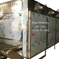 Four de séchage à bande transporteuse multi-couches en maille KR pour la fumière animale et la transformation alimentaire avec pompe