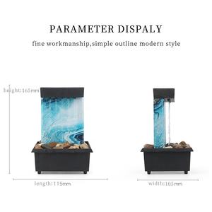 Air Mancur Mini Dekorasi Aliran Air untuk Relaksasi di Kantor, Harga Kompetitif, Air Mancur Meja Kecil untuk Dekorasi Desktop - Product Image 4