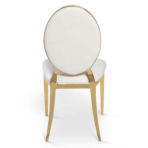 Sillas y Mesa de Comedor Apilables de Acero Inoxidable para Restaurante, Hotel, Eventos, Decoración de Bodas, Muebles de Lujo - Product Image 5