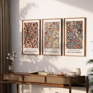 Juego de 3 Láminas Decorativas de Lona con Estampado Floral de <span class=keywords><strong>William</strong></span> Morris, Diseño Clásico Vintage, sin Marco, para Decoración del Hogar y Hoteles - Product Image 1