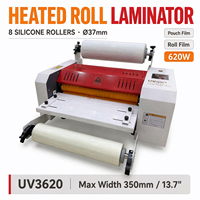 Machine à plastifier à chaud UV3620 A3 pour film BOPP et papier, idéale pour les imprimeries