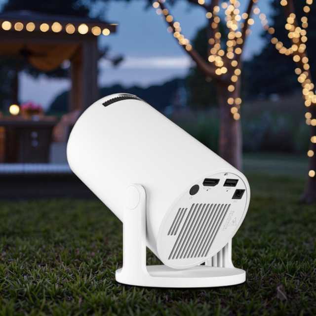 JUNUO Popular Mini Video Projector HY300Pro+ 2.4G+5G Ultra Fast Wireless Connection HD Android 14 Mini Wifi Projector