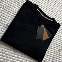 Camiseta de Algodón Grueso para Hombre 2026, Nueva, Estampada, para Parejas, con Letras, Estilo Casual de Negocios, Minimalista y Versátil