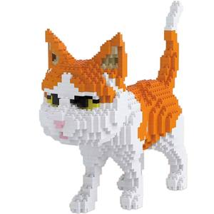Juegos de bloques de construcción de plástico personalizados para gatos y perros juguete de construcción educativo para niños modelo de juguete para niños - Product Image 2