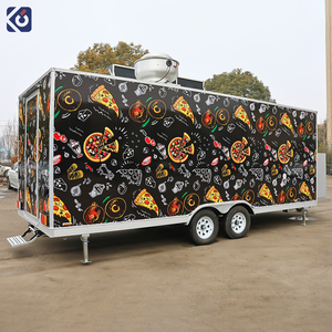 CAMPTRL Rimorchio per Cibo, Cucina Mobile, Carretto per Snack, Caffè e Pizza, Furgone Alimentare Portatile Completamente Attrezzato, Certificato DOT CE - Product Image 4