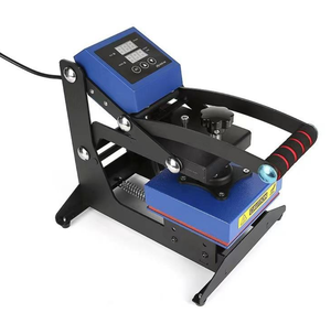 AYF New 220V Manual Flatbed Heat Press Machine 15*15 Sublimation Printing Small Size with 1 Year Warranty