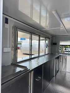 Carritos de Comida de Fibra de Vidrio Tipo Remolque de Tres Ruedas Personalizados de Fábrica para Servicios de Comida al Aire Libre y Catering Móvil - Product Image 5