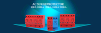 Dispositif de protection contre les surtensions AC triphasé 380v 80ka pour équipement électrique Protection contre la foudre
