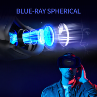 Lunettes VR professionnelles immersives sans distorsion personnalisées, boîte VR sans fil légère, lunettes de réalité virtuelle sans distorsion