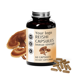 Cápsulas de Cogumelo <span class=keywords><strong>Reishi</strong></span> OEM Private Label Suplementos com Extrato de Cogumelo - Product Image 1