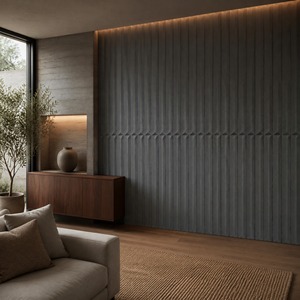 Nouveau Panneau de Pierre Artificielle Givrée à Effet Vertical 2027, 1200x600mm, Plaque de Faux Pierre en PU pour Murs Décoratifs - Product Image 1